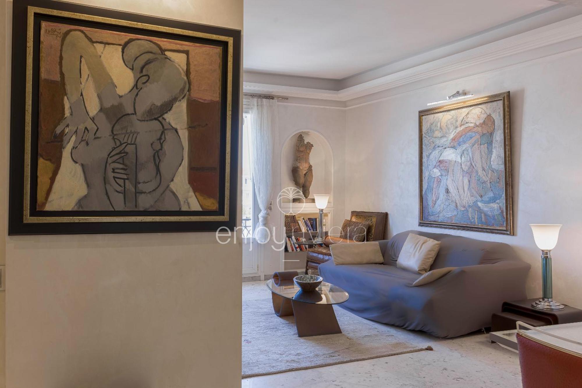 Palais Miramar Art Modern - Derniere Etages Vue - 75m De Confort - En Face Des Plages -wifi - Clim Cannes